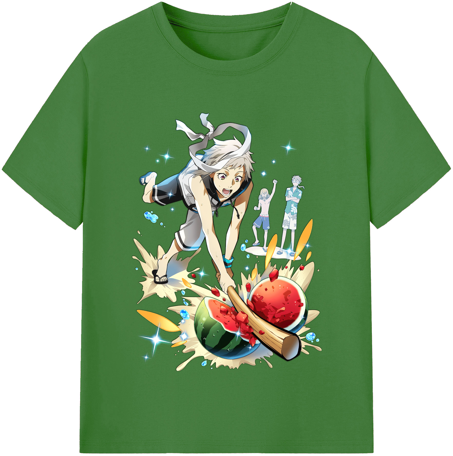 （画像用） 文豪ストレイドッグス Bungo Stray Dogs レディースカジュアルプリントTシャツ（綿100％）